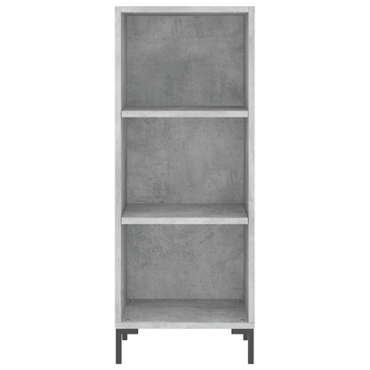 Credenza Grigio Cemento 34,5x32,5x90 cm in Legno Multistrato - homemem39