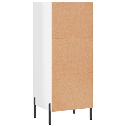 Credenza Bianco Lucido 34,5x32,5x90 cm in Legno Multistrato - homemem39