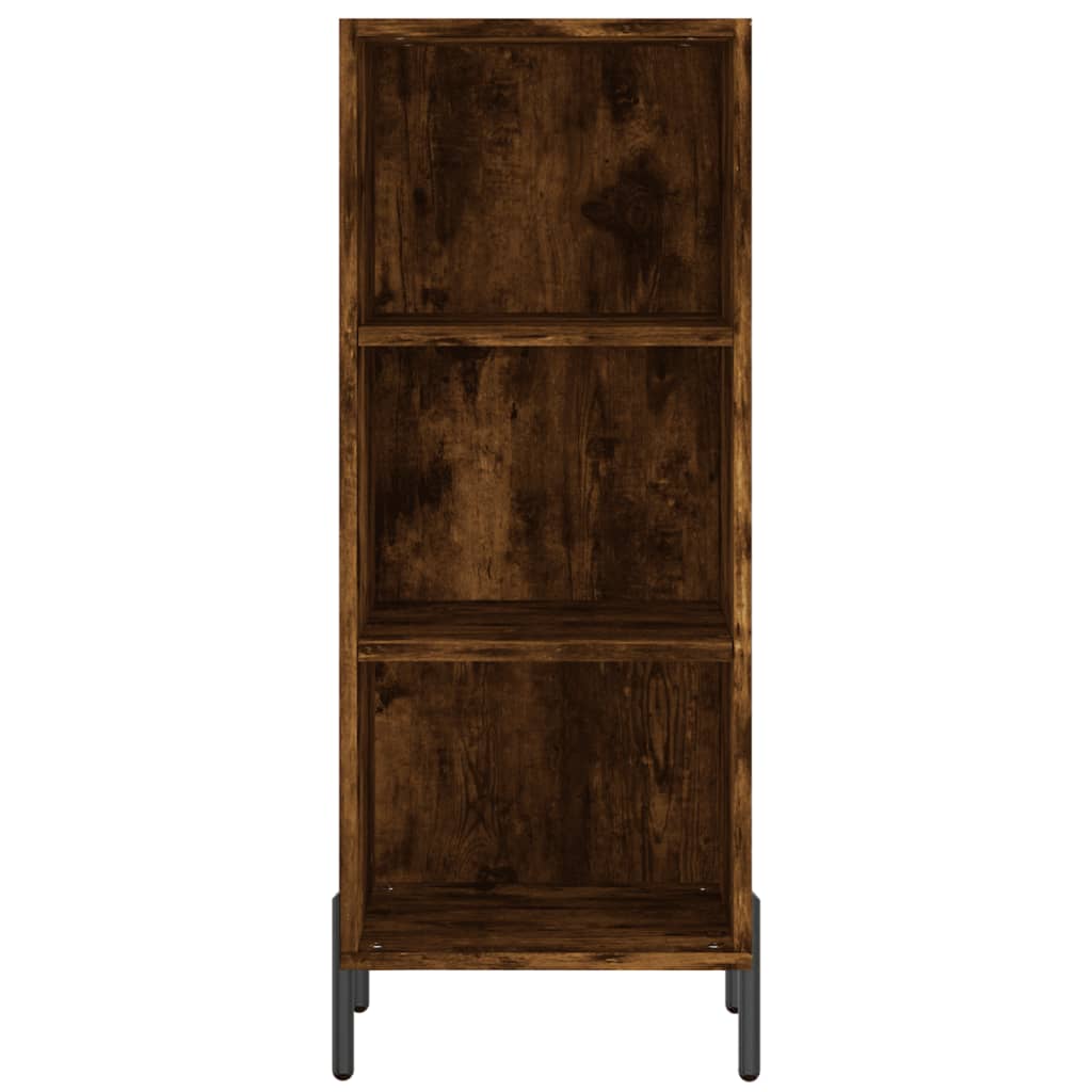 Credenza Rovere Fumo 34,5x32,5x90 cm in Legno Multistrato - homemem39