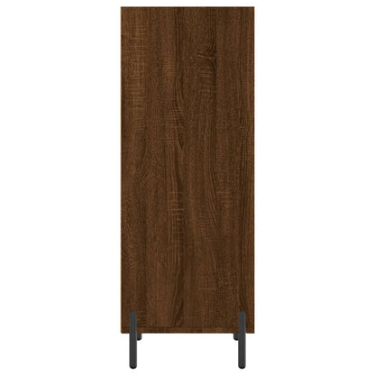 Credenza Rovere Marrone 34,5x32,5x90 cm in Legno Multistrato - homemem39