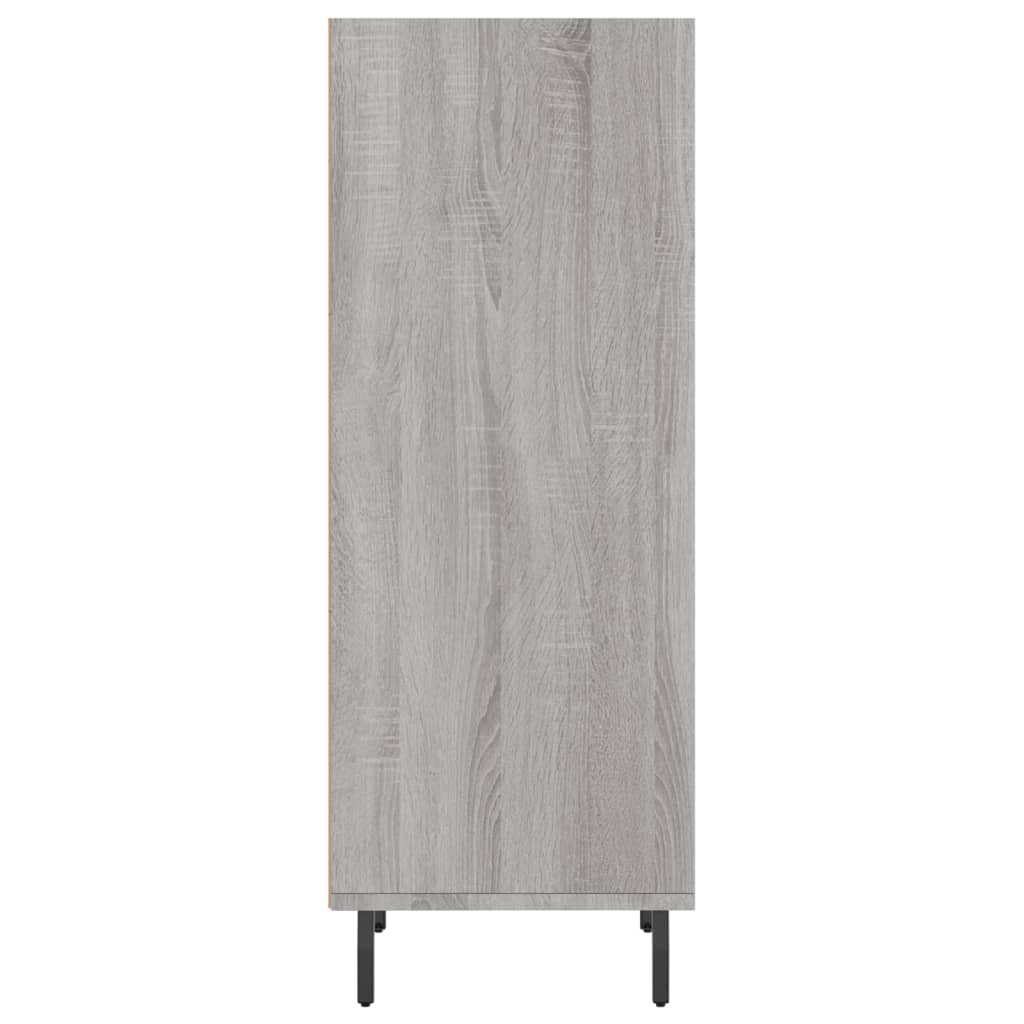 Credenza Grigio Sonoma 34,5x32,5x90 cm in Legno Multistrato - homemem39