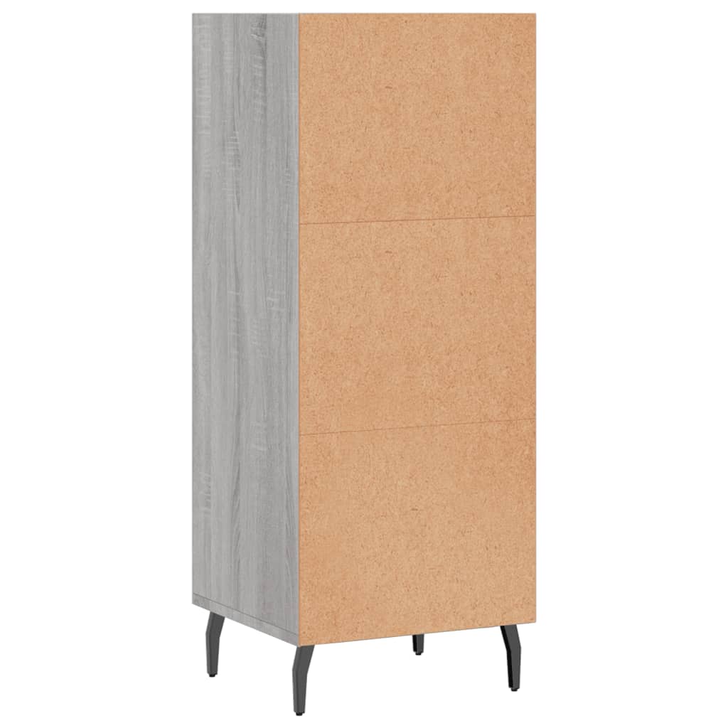 Credenza Grigio Sonoma 34,5x32,5x90 cm in Legno Multistrato - homemem39