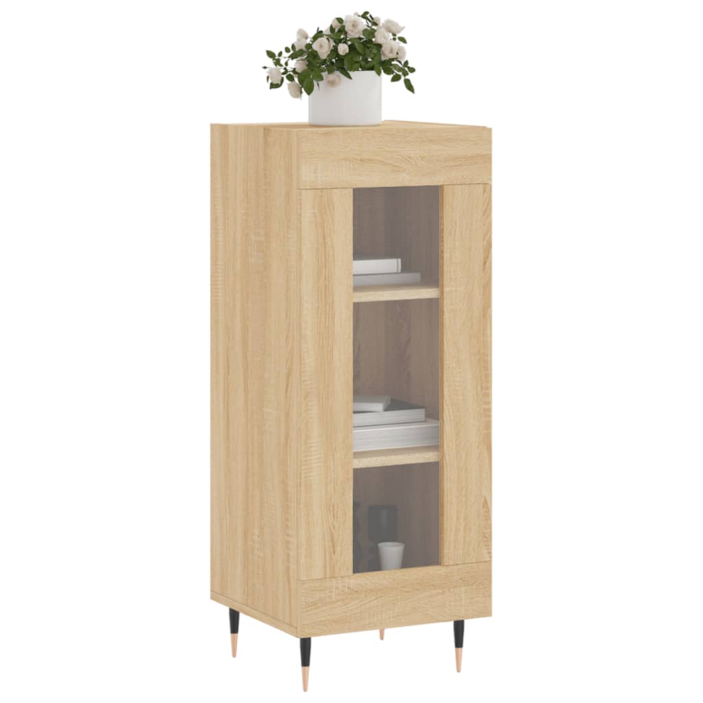 Credenza Rovere Sonoma 34,5x34x90 cm in Legno Multistrato - homemem39