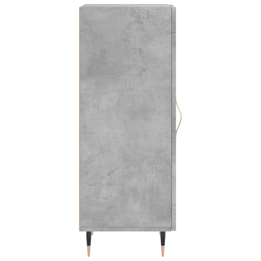 Credenza Grigio Cemento 34,5x34x90 cm in Legno Multistrato - homemem39