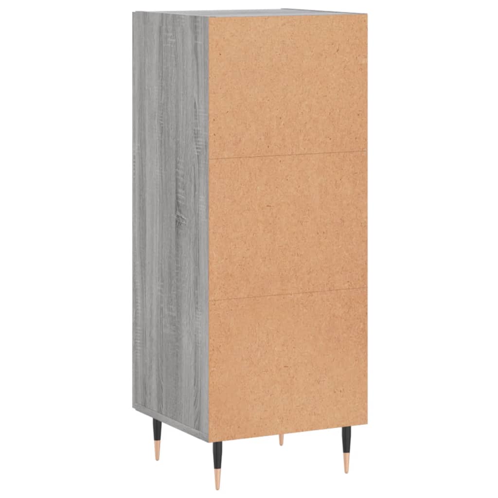 Credenza Grigio Sonoma 34,5x34x90 cm in Legno Multistrato - homemem39