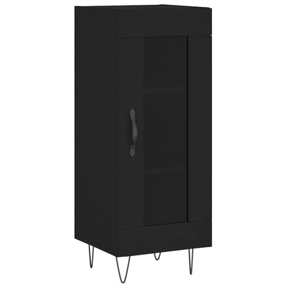 Credenza Nero 34,5x34x90 cm in Legno Multistrato - homemem39