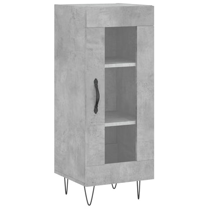 Credenza Grigio Cemento 34,5x34x90 cm in Legno Multistrato - homemem39