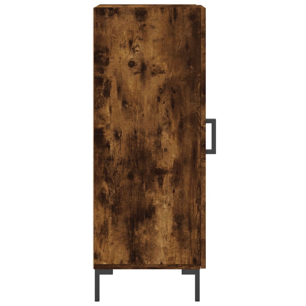 Credenza Rovere Fumo 34,5x34x90 cm in Legno Multistrato - homemem39