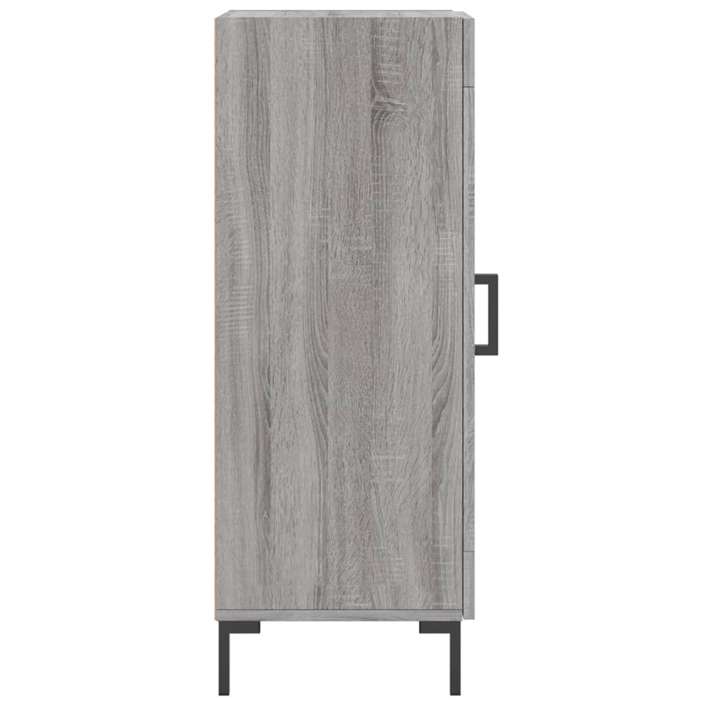 Credenza Grigio Sonoma 34,5x34x90 cm in Legno Multistrato - homemem39