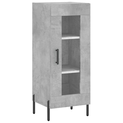 Credenza Grigio Cemento 34,5x34x90 cm in Legno Multistrato - homemem39