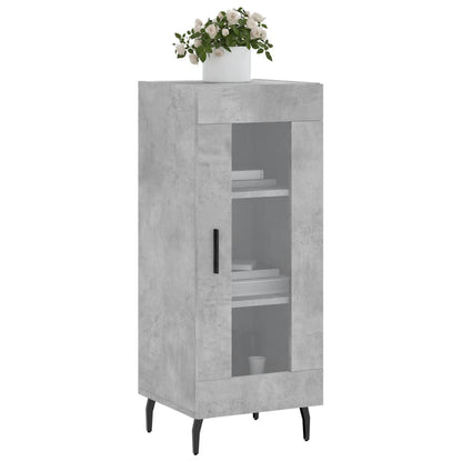 Credenza Grigio Cemento 34,5x34x90 cm in Legno Multistrato - homemem39