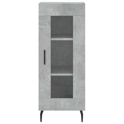 Credenza Grigio Cemento 34,5x34x90 cm in Legno Multistrato - homemem39