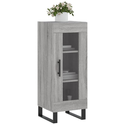 Credenza Grigio Sonoma 34,5x34x90 cm in Legno Multistrato - homemem39