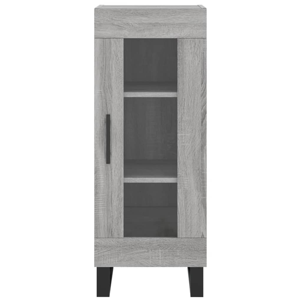 Credenza Grigio Sonoma 34,5x34x90 cm in Legno Multistrato - homemem39