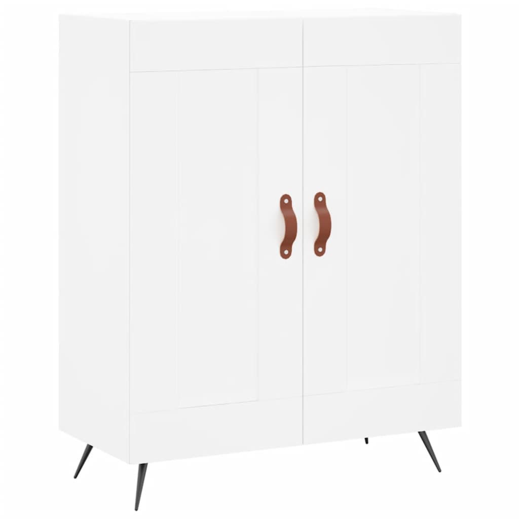 Credenza Bianca 69,5x34x90 cm in Legno Multistrato - homemem39