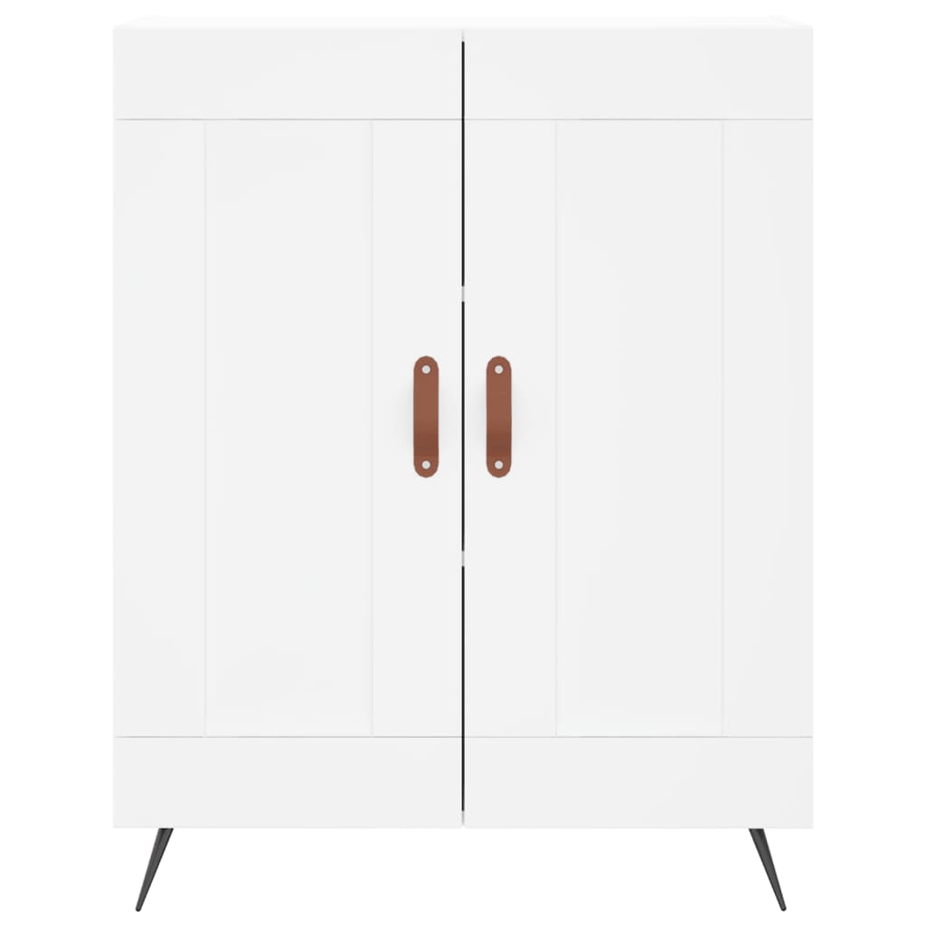 Credenza Bianca 69,5x34x90 cm in Legno Multistrato - homemem39