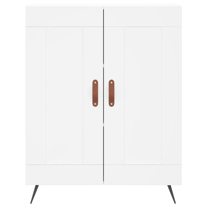 Credenza Bianca 69,5x34x90 cm in Legno Multistrato - homemem39