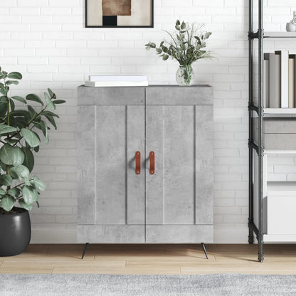 Credenza Grigio Cemento 69,5x34x90 cm in Legno Multistrato - homemem39