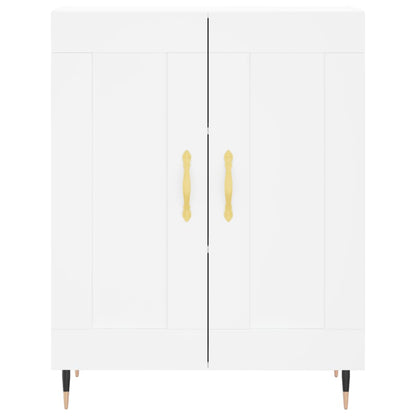 Credenza Bianca 69,5x34x90 cm in Legno Multistrato - homemem39