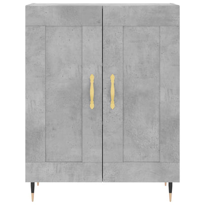 Credenza Grigio Cemento 69,5x34x90 cm in Legno Multistrato - homemem39