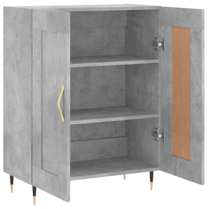 Credenza Grigio Cemento 69,5x34x90 cm in Legno Multistrato - homemem39