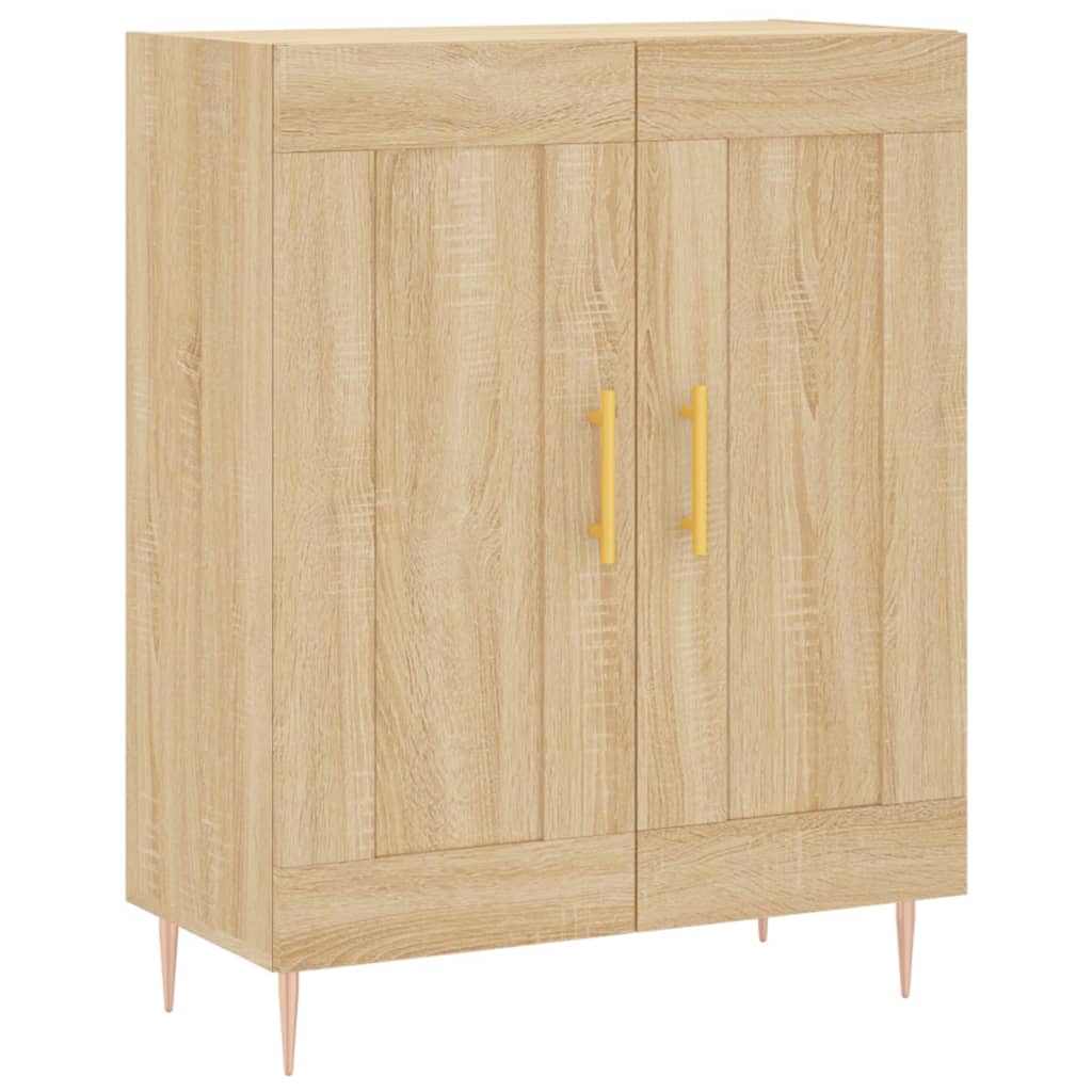 Credenza Rovere Sonoma 69,5x34x90 cm in Legno Multistrato - homemem39