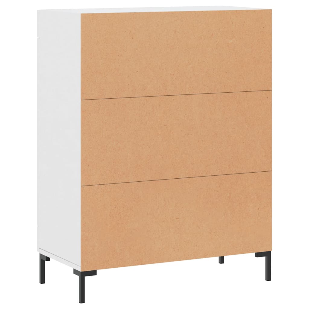 Credenza Bianca 69,5x34x90 cm in Legno Multistrato - homemem39