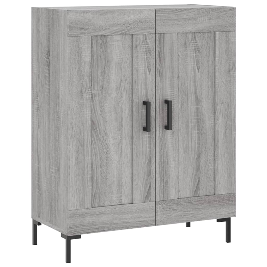 Credenza Grigio Sonoma 69,5x34x90 cm in Legno Multistrato - homemem39