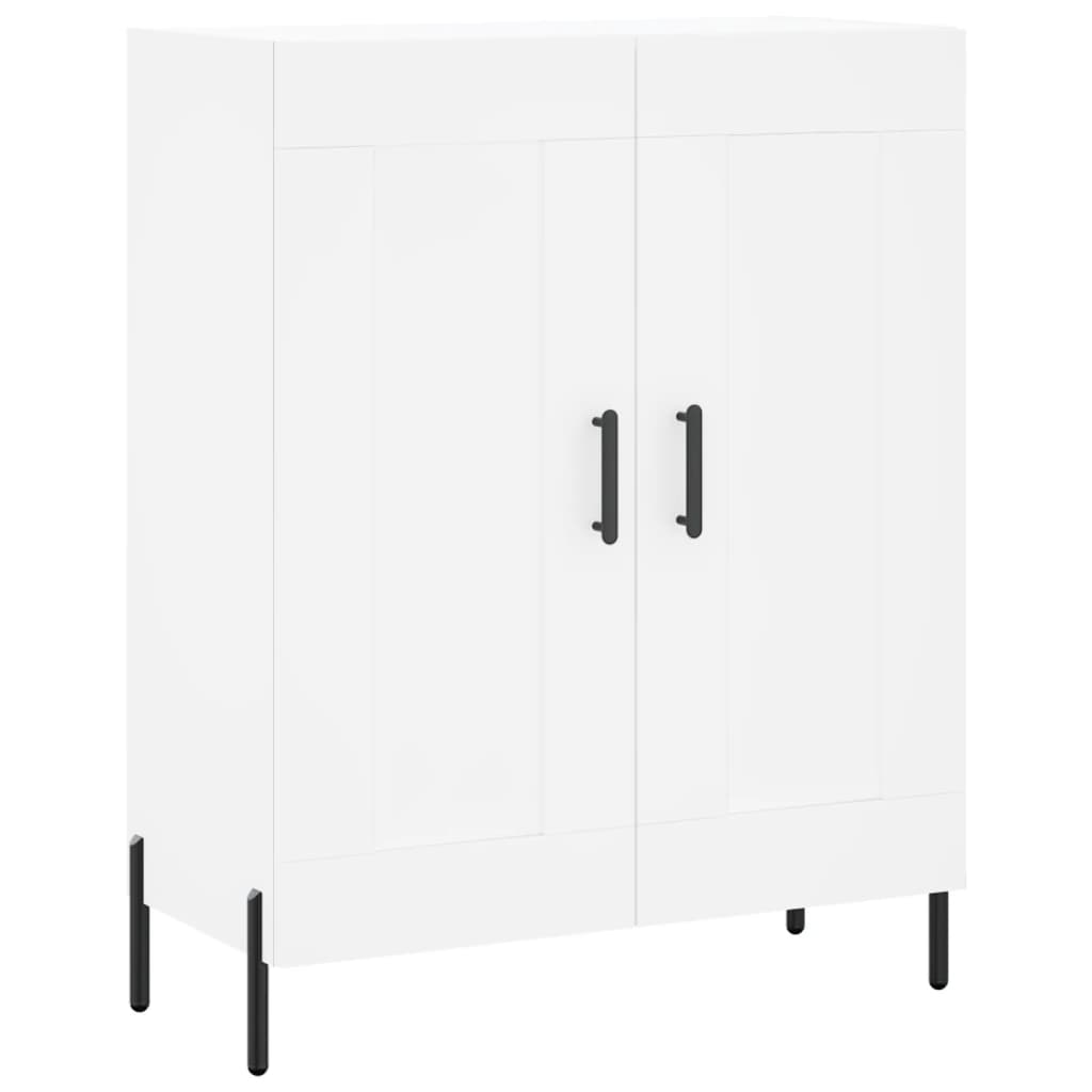 Credenza Bianca 69,5x34x90 cm in Legno Multistrato - homemem39