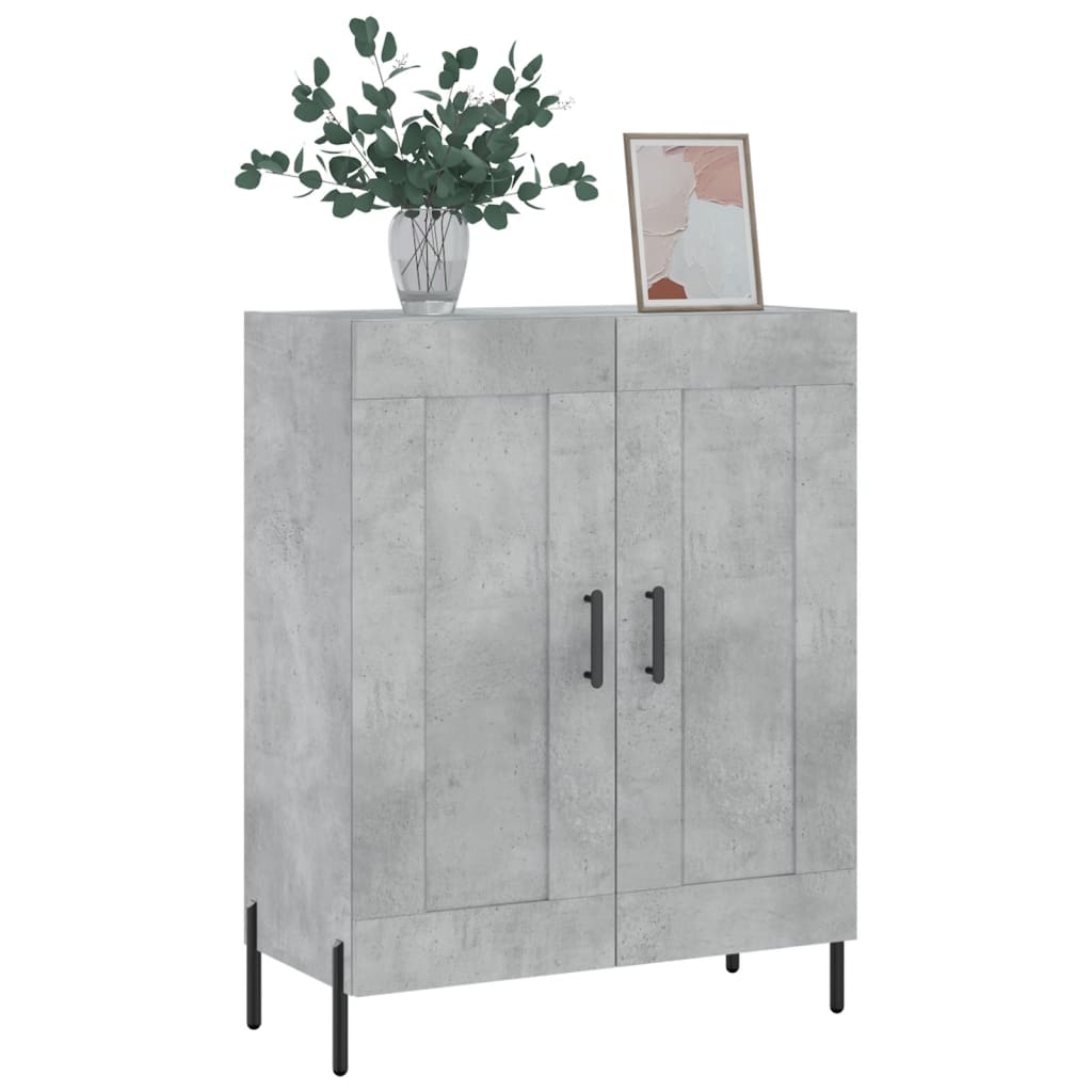 Credenza Grigio Cemento 69,5x34x90 cm in Legno Multistrato - homemem39