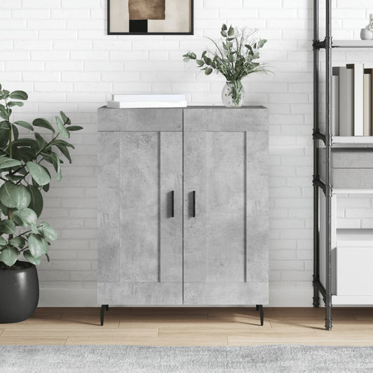 Credenza Grigio Cemento 69,5x34x90 cm in Legno Multistrato - homemem39