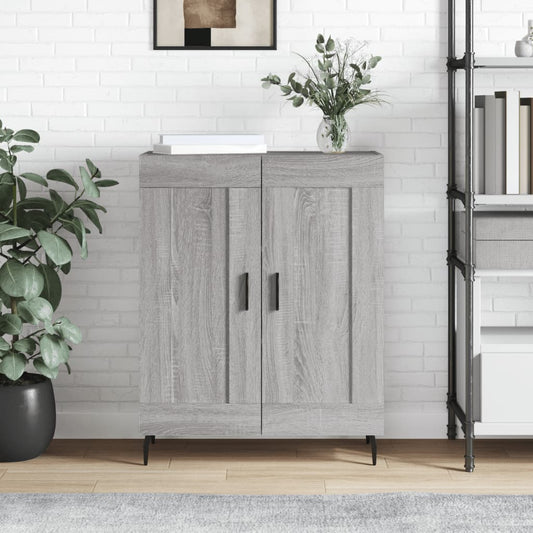 Credenza Grigio Sonoma 69,5x34x90 cm in Legno Multistrato - homemem39