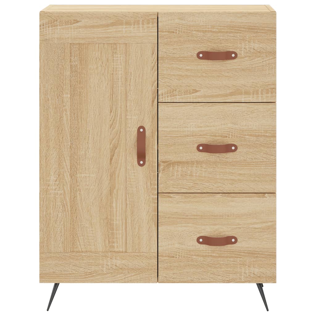 Credenza Rovere Sonoma 69,5x34x90 cm in Legno Multistrato - homemem39