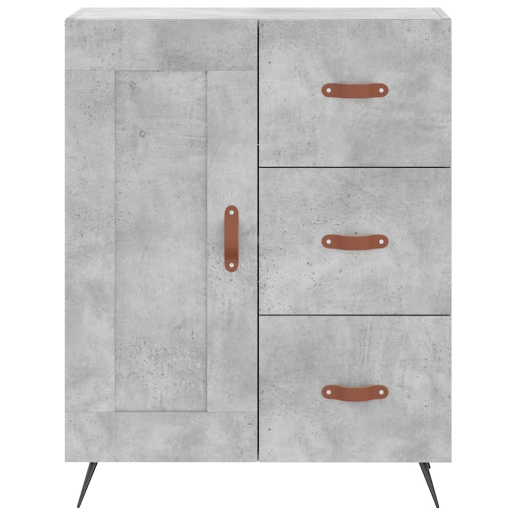 Credenza Grigio Cemento 69,5x34x90 cm in Legno Multistrato - homemem39