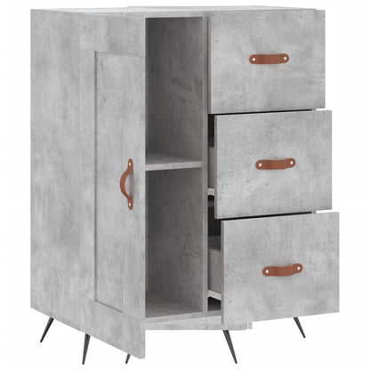 Credenza Grigio Cemento 69,5x34x90 cm in Legno Multistrato - homemem39