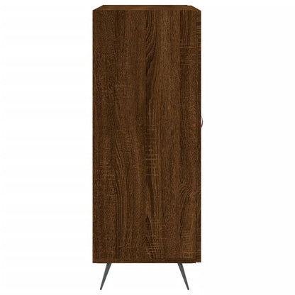 Credenza Rovere Marrone 69,5x34x90 cm in Legno Multistrato - homemem39