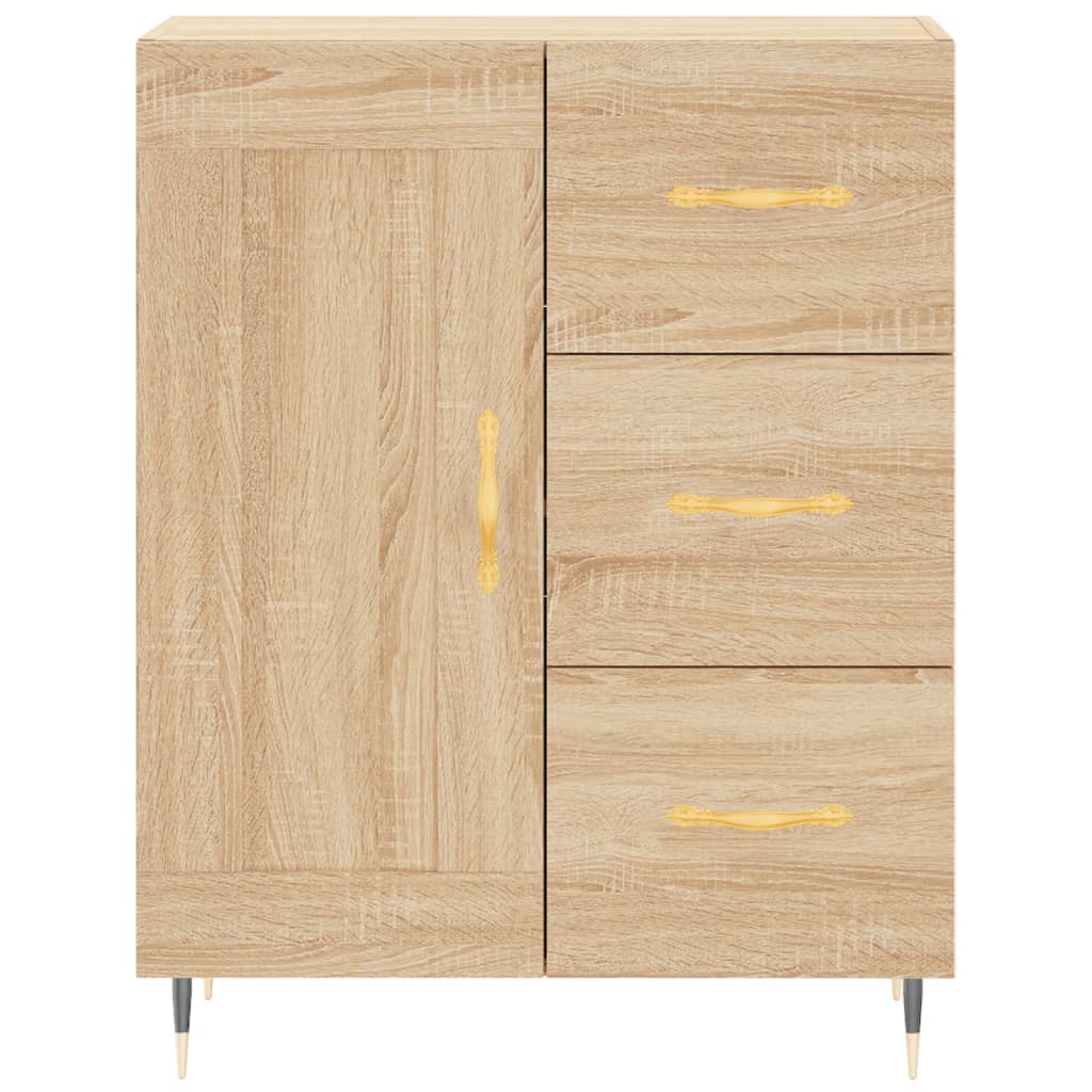 Credenza Rovere Sonoma 69,5x34x90 cm in Legno Multistrato - homemem39