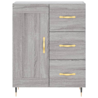 Credenza Grigio Sonoma 69,5x34x90 cm in Legno Multistrato - homemem39