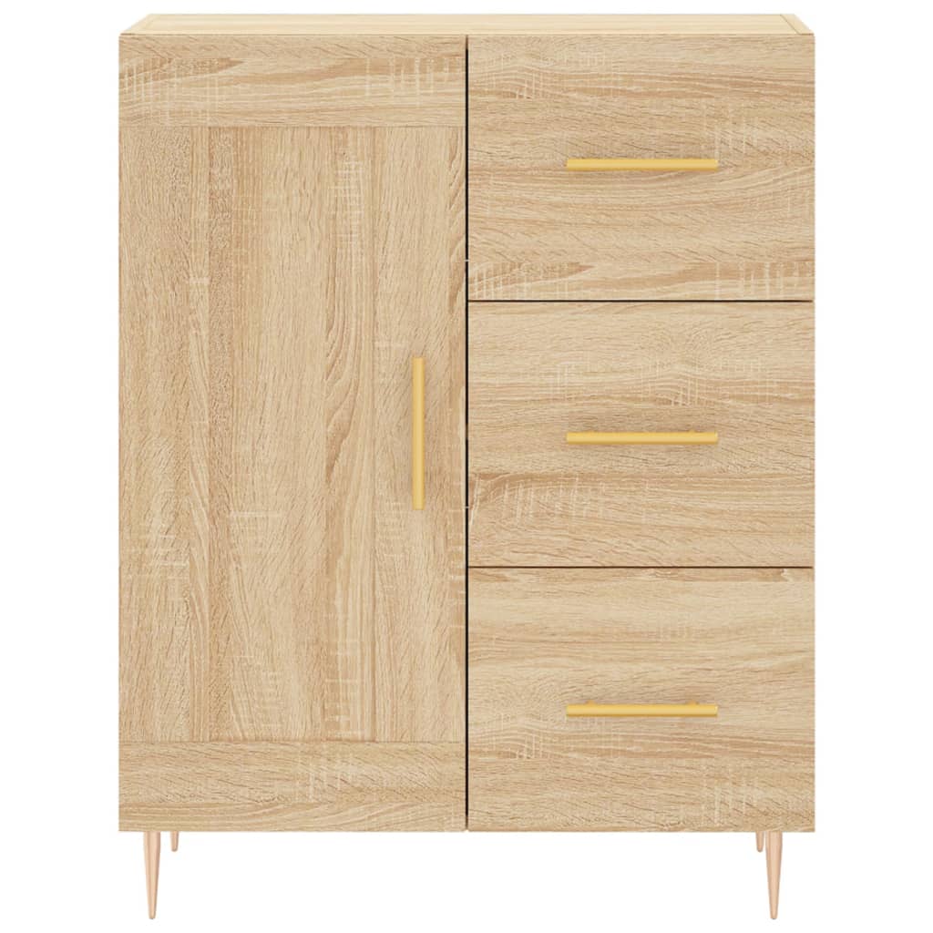 Credenza Rovere Sonoma 69,5x34x90 cm in Legno Multistrato - homemem39