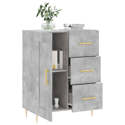 Credenza Grigio Cemento 69,5x34x90 cm in Legno Multistrato - homemem39