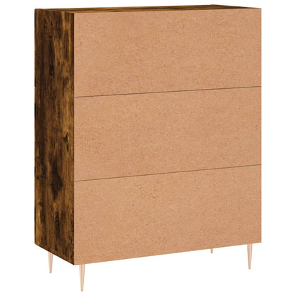 Credenza Rovere Fumo 69,5x34x90 cm in Legno Multistrato - homemem39