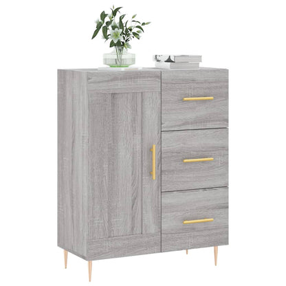 Credenza Grigio Sonoma 69,5x34x90 cm in Legno Multistrato - homemem39