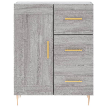 Credenza Grigio Sonoma 69,5x34x90 cm in Legno Multistrato - homemem39