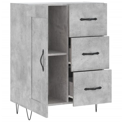 Credenza Grigio Cemento 69,5x34x90 cm in Legno Multistrato - homemem39