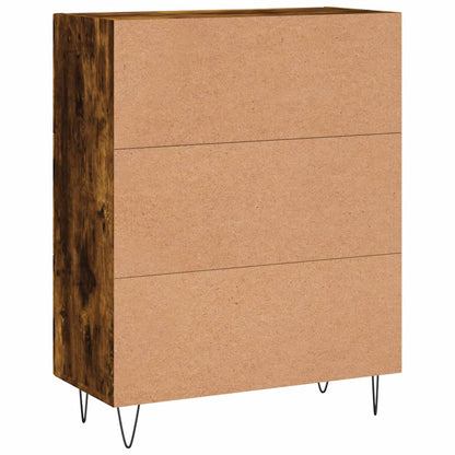 Credenza Rovere Fumo 69,5x34x90 cm in Legno Multistrato - homemem39