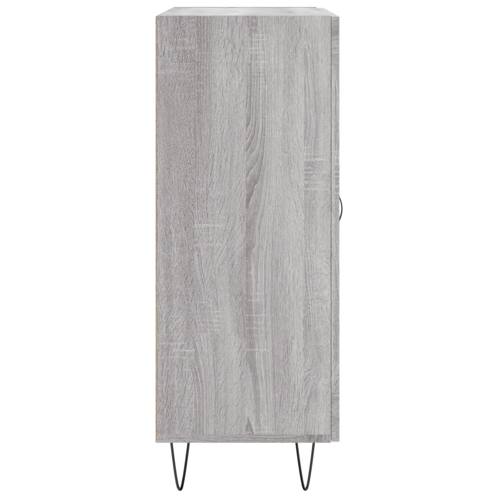 Credenza Grigio Sonoma 69,5x34x90 cm in Legno Multistrato - homemem39