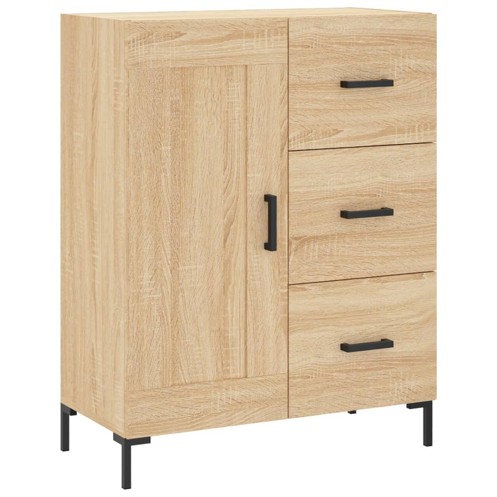 Credenza Rovere Sonoma 69,5x34x90 cm in Legno Multistrato - homemem39