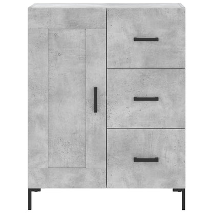 Credenza Grigio Cemento 69,5x34x90 cm in Legno Multistrato - homemem39