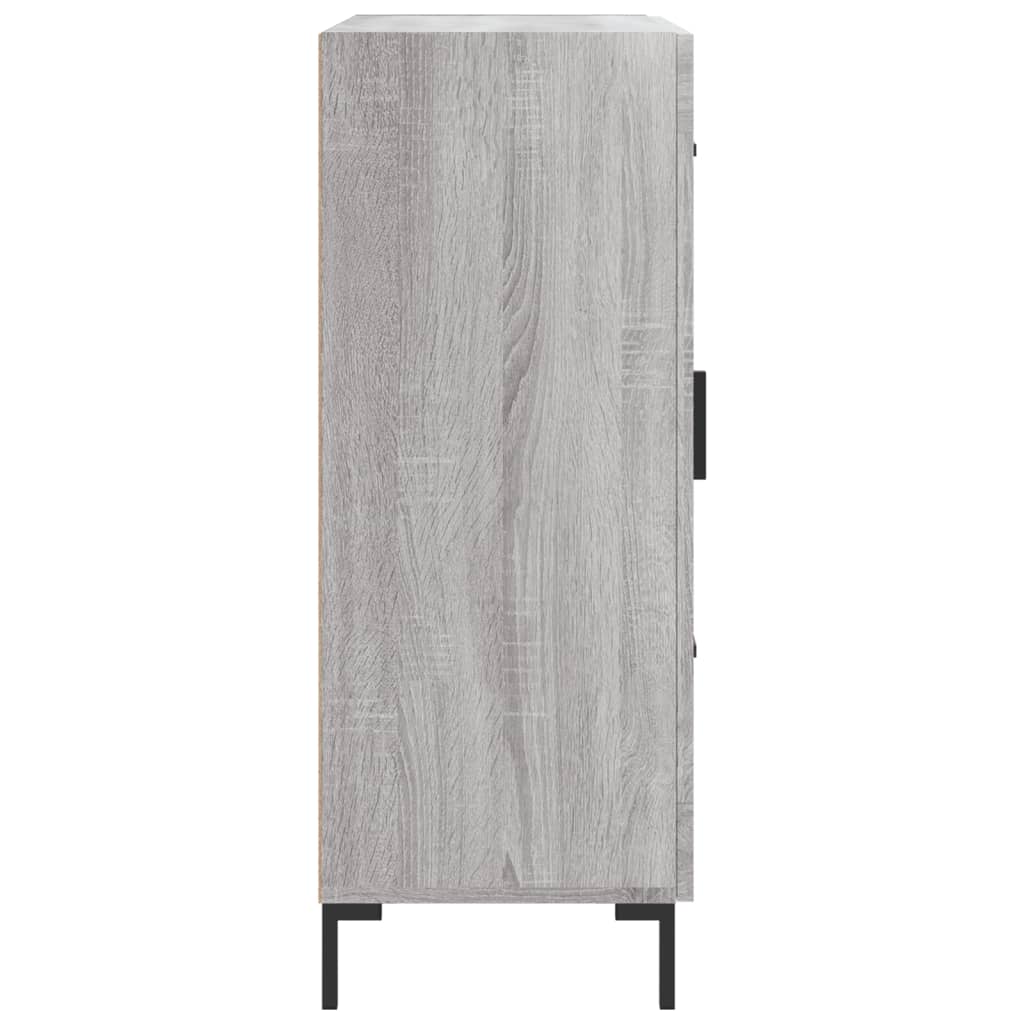 Credenza Grigio Sonoma 69,5x34x90 cm in Legno Multistrato - homemem39