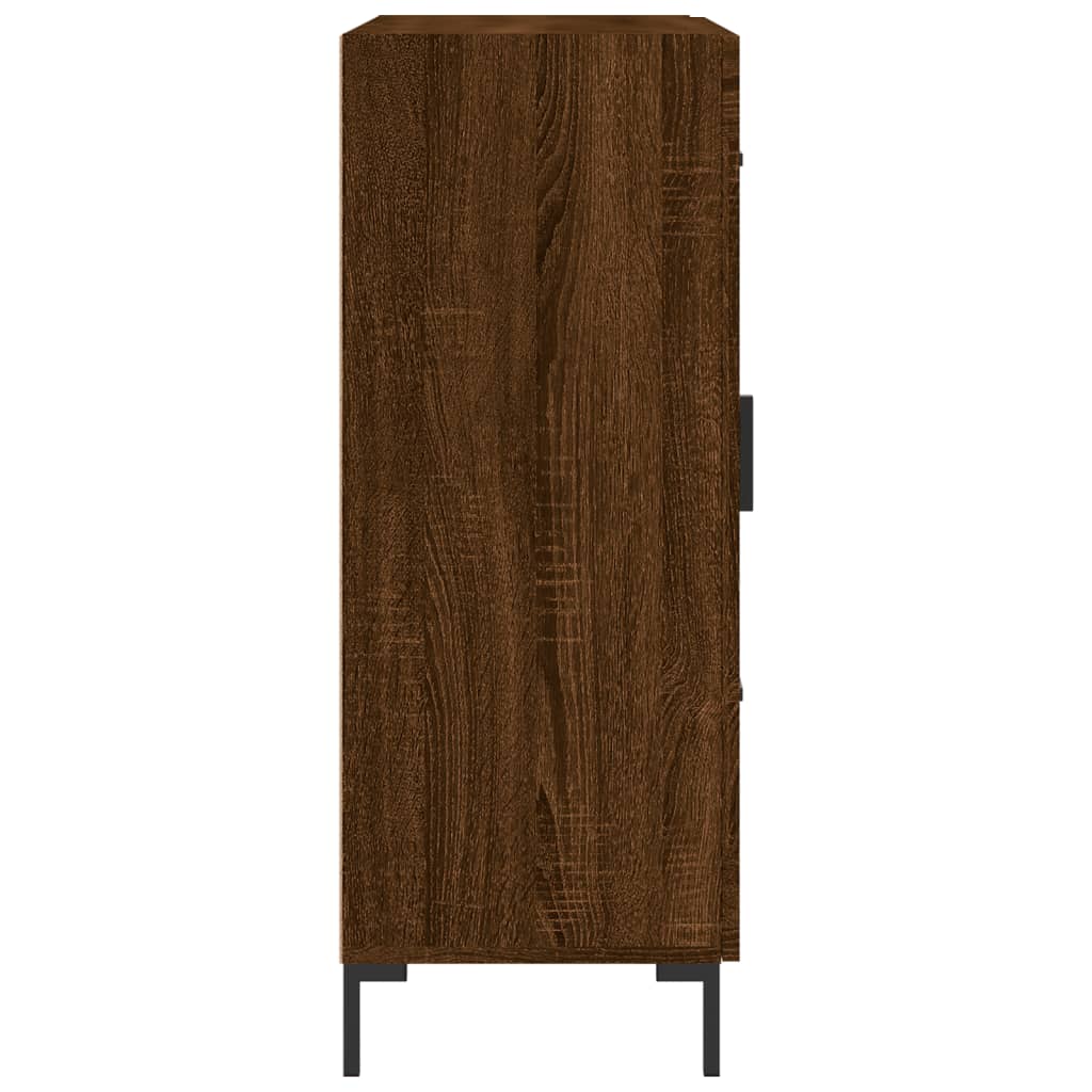 Credenza Rovere Marrone 69,5x34x90 cm in Legno Multistrato - homemem39